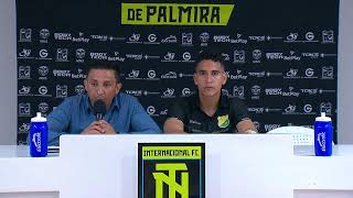 Rueda de prensa de Huila tras su partido con Internacional