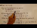 Subtracting Integers on a Number Line