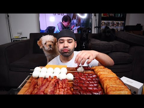 (ASMR) BREAKFAST MUKBANG WITH MY PUPPIES