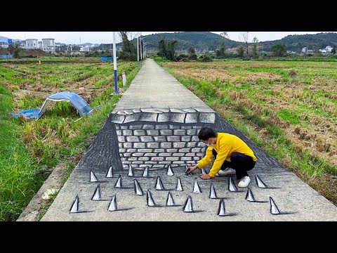 Funny Painting 3D, Art Of Technic to Draw Like a 3D