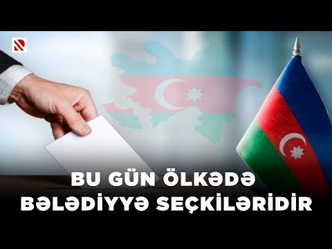 Bu gün ölkədə bələdiyyə seçkiləridir