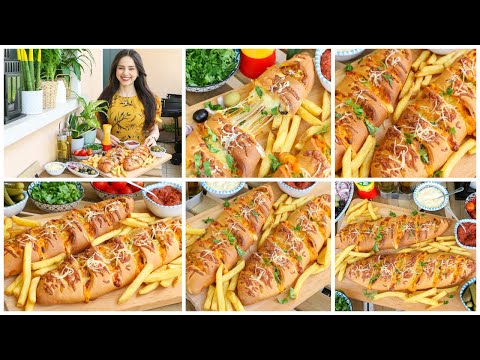 باڨات فارسي تونسية مشخشخة بحشوة لذيذة مثل المطاعم😋معادش باش تشروه من برى😜baguette farcie tunisienne