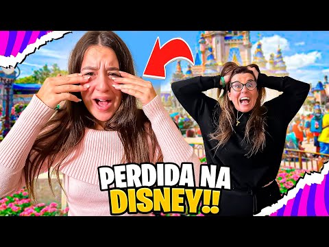 MARCELA JARDIM PERDEU NA DISNEY E CHOROU MUITO !