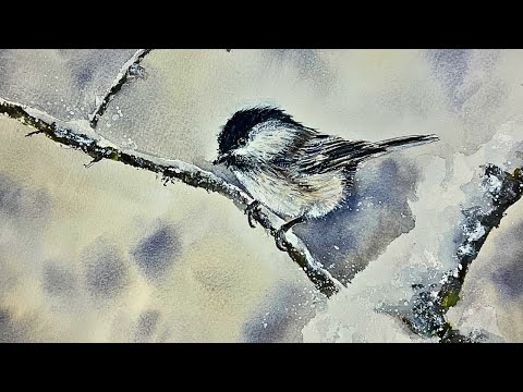 Atmospheric Step by Step Watercolour Bird Painting Tutorial