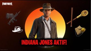 INDIANA JONES GELDİ!! SAVAŞ BİLETİ GİZLİ SKİNİ ( Fortnite Battle Royale )
