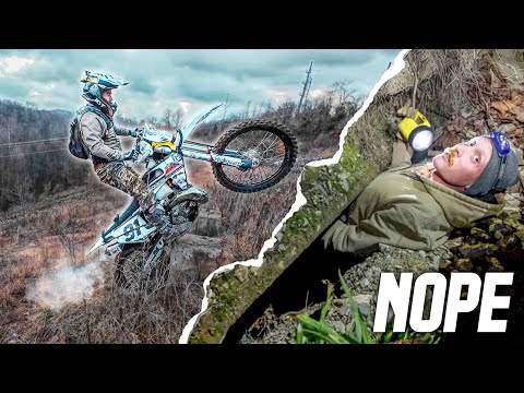 Mineshaft Exploration Fail + Boys & Girls struggle on Dirt Bikes