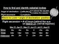 Celestial Coordinates and Time Differences