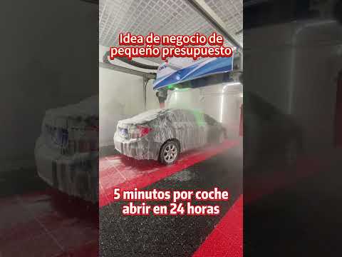 Instalación conveniente de máquina de lavado de autos sin contacto