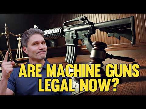 Federal Judge Strikes Down Machine Gun Ban?: A Lawyer Explains — What Happens Next?