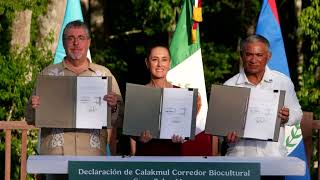 México, Guatemala y Belice anuncian corredor biocultural