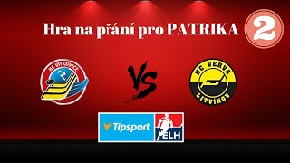 HC Vítkovice Ridera vs HC Verva Litvínov-Zápas na přání #2 pro Patrika