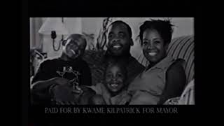 2001 Detroit Commercial: Kwame Kilpatrick for Mayor (Kwame supports schools)