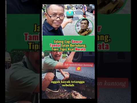 perbaikan jalan jabar vs jateng