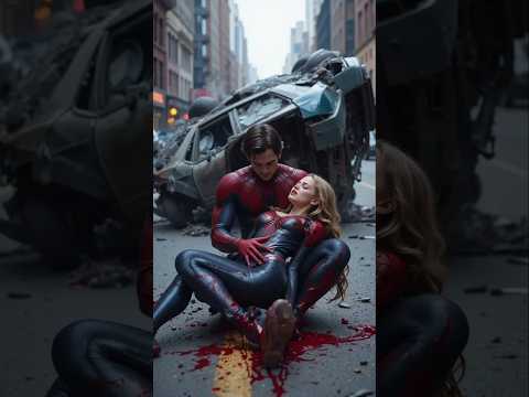 Spiderman aur Supergirl ka accident ho gaya ๐ฑ #spi#shorts