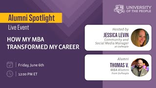 UoPeople Alumni Spotlight: How My MBA Transformed My Career