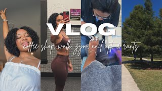 spend a productive day with me : coffee shop, walk in the park, gym, organizing, grwm, & rants