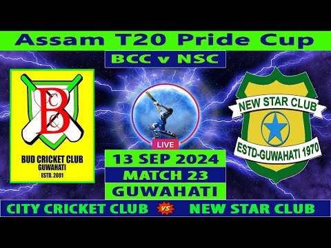 Bud Cricket Club vs New Star Club | BCC vs NSC | Assam T20 Pride Cup 2024 | Cricket Info Live