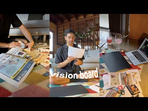Making a vision board | Haciendo mi vision board