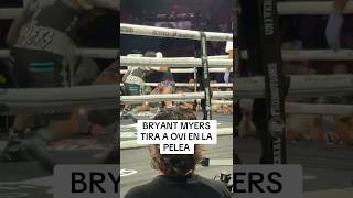 Bryant Myers tira a OVI a mitad de la pelea y esto pasó
