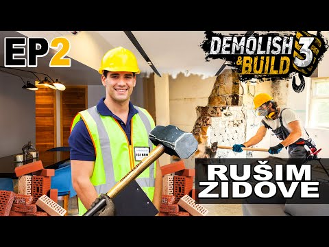 RUŠIM ZIDOVE ČOVJEKU U KUĆI SA MALJEM! *Demolish & Build 3* ep2