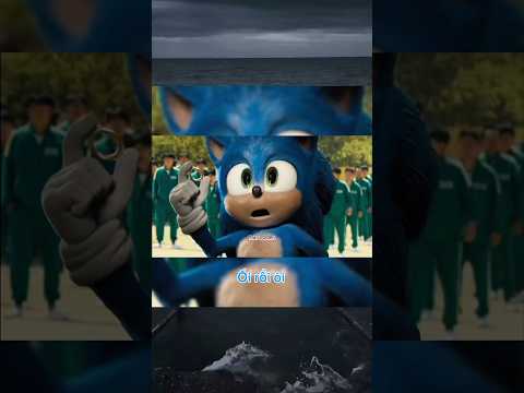 nhím sonic tham gia trò chơi con mực 🦑 p2( Cre:ActiveSufi )#sonic #squidgame2 #meme #haihuoc