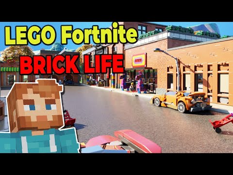 LEGO Fortnite BRICK LIFE : Becoming RICH with Jimmy and Martyn #epicpartner