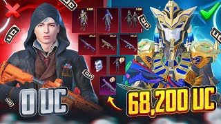 😱YANGI AKKAUNTNI 68,400 UC KUCHAYTIRDIM - OBUNACHIM SHOKDA 🥵 PUBG MOBILE!