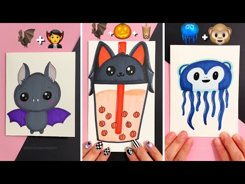 Fun and Creative Art: 10 Amazing Emoji Mixes! | Beekeen Kids Art