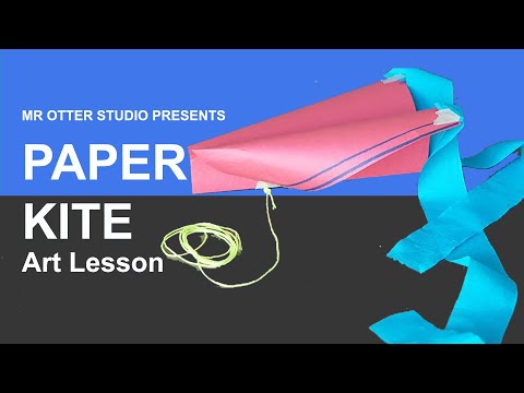 Mini Paper Kite Tutorial