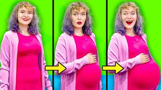 Every Hour I Get More Pregnant | 24 Hours Being Pregnancy Challenge by Crafty Hacks