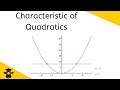 Understanding Quadratic Characteristics
