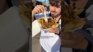 I tried French fries with worms!