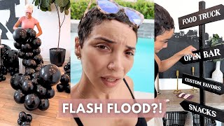 Flash FLOOD During My Big Pool Party?! | Raven Elyse Vlogs