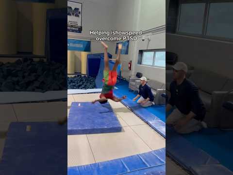 @IShowSpeed showing the spirit of sports🫡 #gymnastics #fail #sport #emotional #ishowspeed