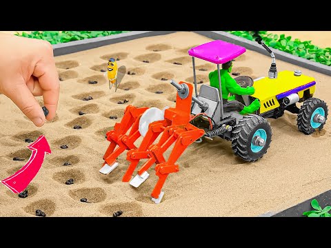 top most creative diy tractor cultivator machine science project of Sun Farming | animal tractor
