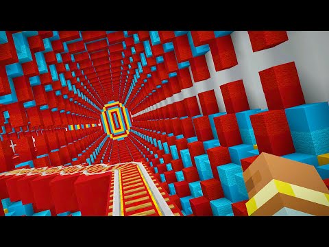 Redstone illusion Railway || Redstone Railroad Minecraft #2