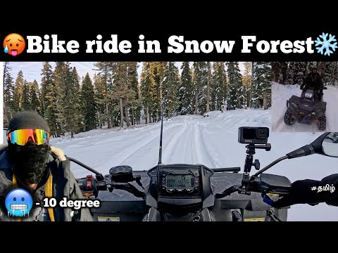 🥵Bike Ride in Snow Forest❄️|🥶Heavy snow Ride | Ep - 07 | TTF | Jammu Kashmir | #tamil