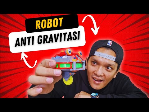 Robot anti gravitasi. Dia bisa jalan diatas tali & gak jatuh.