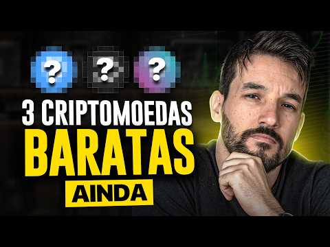 3 CRIPTOMOEDAS PROMISSORAS E BARATAS PARA 2025