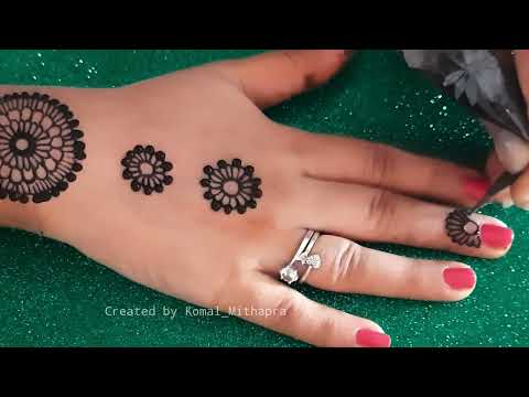 Jewellery Back hand mehndi design || Simple mehndi design || MehndiArt4You