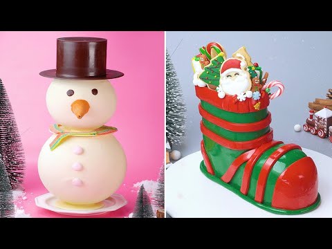 🎄Christmas Cake Decoration Ideas For Celebrating The Season🎄  Beautiful Christmas Cake Recipes