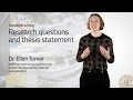 Crafting Effective Research Questions and Thesis Statements