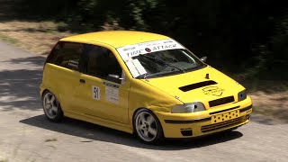 Fiat Punto GT Turbo Proto - Tredozio hillclimb race, on board & engine sound
