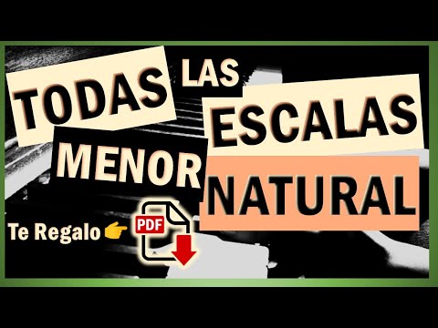 Todas Las Escalas Menor Natural - PDF Gratis