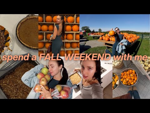 canadian thanksgiving, fall market, baking apple crisp... COZY LITTLE VLOGGYYY