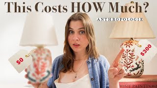 I Couldn't Justify this $300 Anthropologie Lamp… So I Made Three