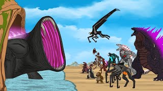TEAM GODZILLA vs KONG vs Evolution of BLOOP: Size Comparison | GODZILLA & BLOOPCartoon Movies