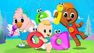 Vocales y Abecedario para Niños ✨📚 Con Pin Pon, La Vaca Lola y Johny Johny | Toy Cantando