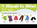 Clothing Colors and Items Identification