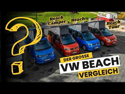 VW California Beach im Detail - wie sich Beach, Tour und Camper unterscheiden